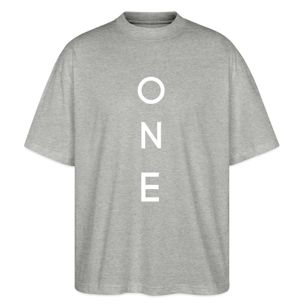 ONE IN ALL - Oversized Unisex Organic T-Shirt - heather grey