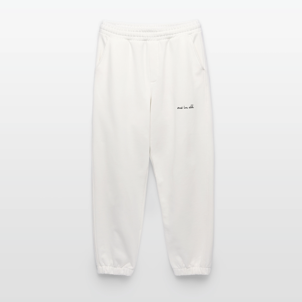 ONE IN ALL - Premium Heavyweight Organic Joggers - OFF WHITE